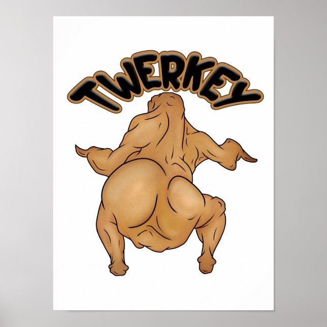 Póster Thanksgiving Twerkey Poster (Frente)