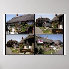 Póster Thatched homes in Selsey.