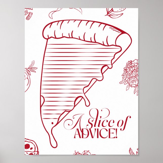 Póster That's Amore Bridal Shower un consejo (Frente)