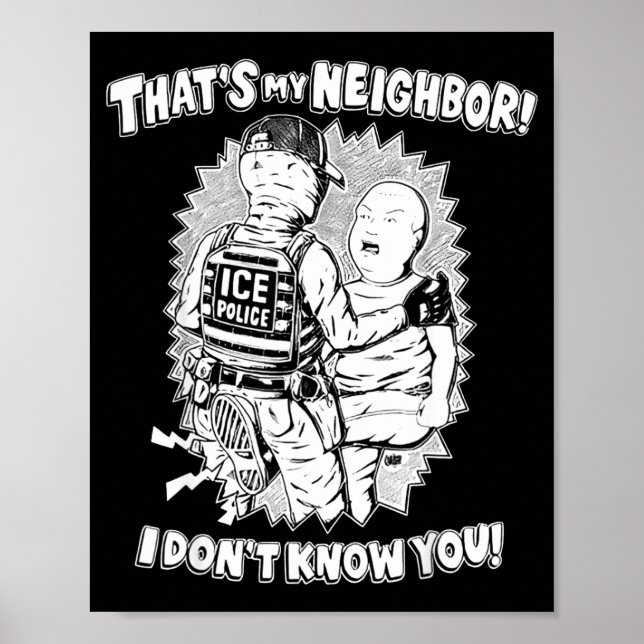 Póster That's My Neighbor I Don't Know You  (Frente)