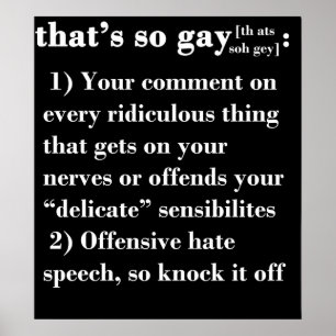 Póster That's So Gay