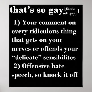 Póster That's So Gay