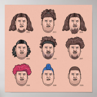 Póster The 9 faces of Rainer Drachenlord Winkler