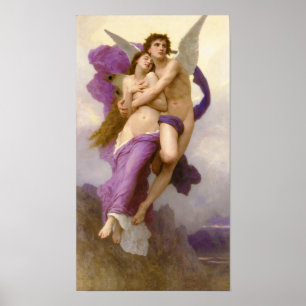 Póster The abduction of Psyche – William Bouguereau Post