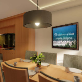 Póster The abudance of food mind proverb