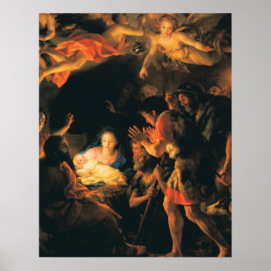Póster The Adoration of the Shepherds