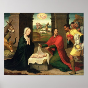 Póster The Adoration of the Shepherds, 1550-60