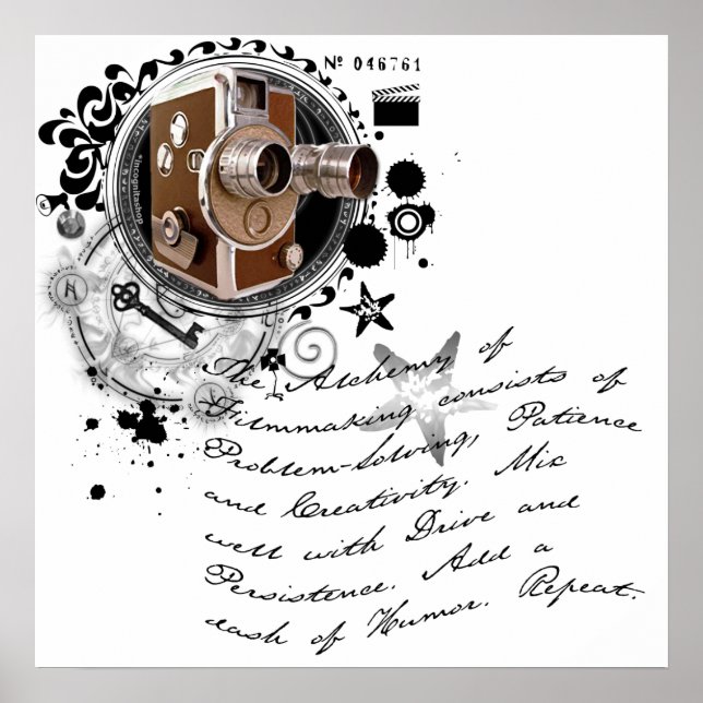 Póster The Alchemy of Filmmaking (Frente)