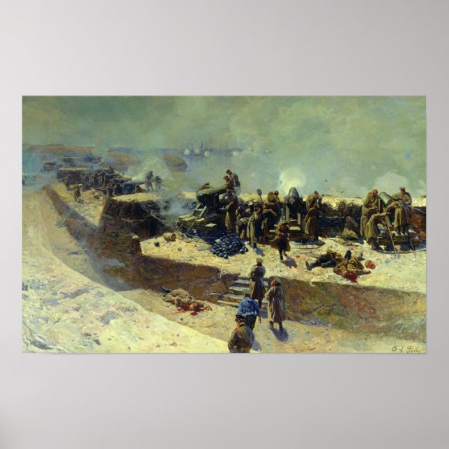 Póster The Alexander battery attacking the (Frente)