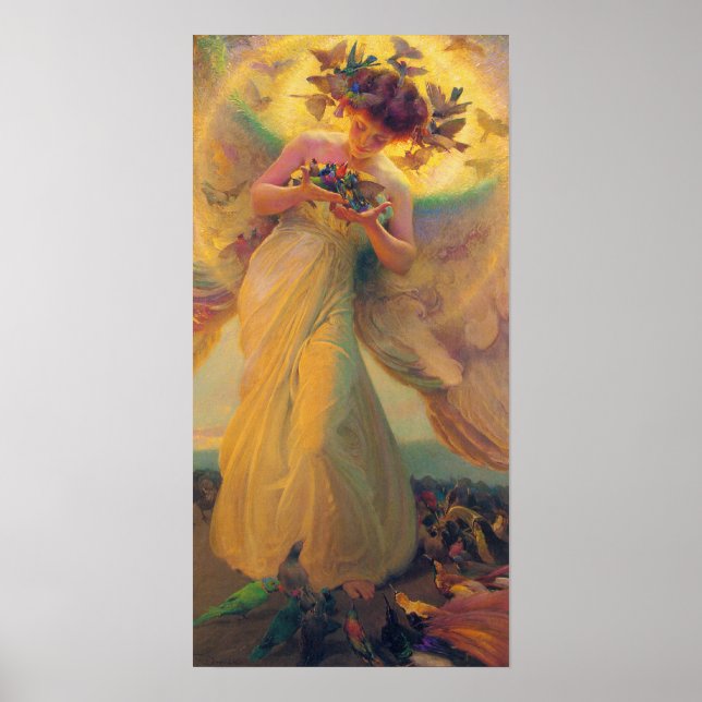 Póster The angel of the birds Poster (Frente)