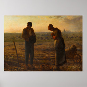 Póster The Angelus, 1857-1859 por Jean-Francois Millet