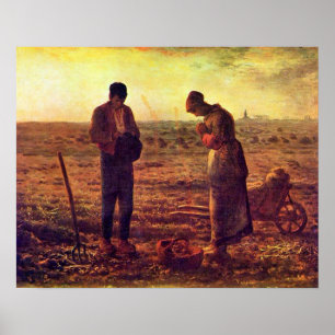 Póster The Angelus Virgin Mary Immaculate Conception