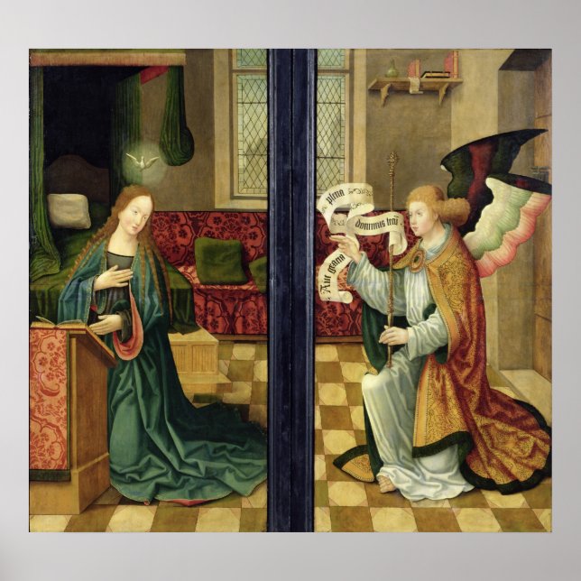 Póster The Annunciation, Cologne School (Frente)