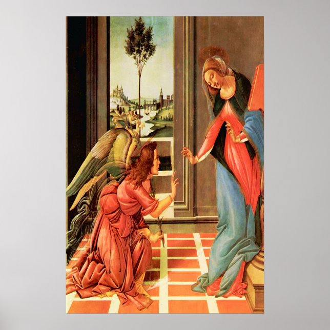 Póster The Annunciation Our Lady & Angel Gabriel Poster (Frente)