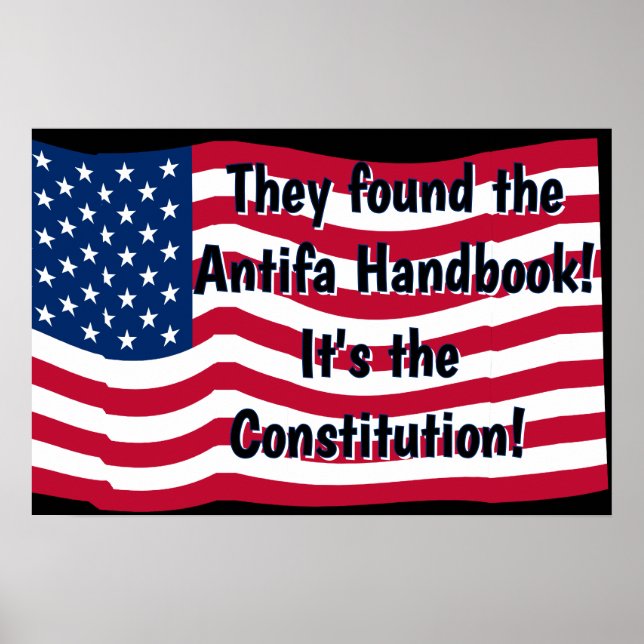 Póster The Antifa Handbook Patriotic (ds) (Frente)