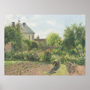 Póster The Artist's Garden at Eragny Camille Pissaro