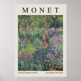 Póster The Artists Garden At Giverny