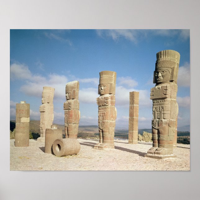 Póster The atlantean columns on top of Pyramid B (Frente)