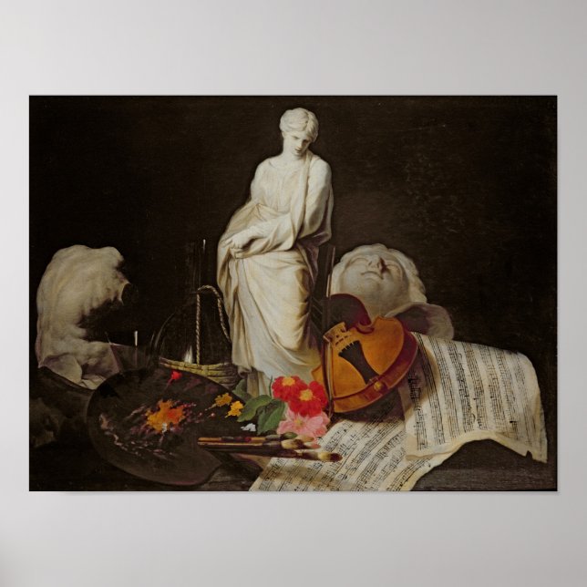 Póster The Attributes of the Arts (Frente)
