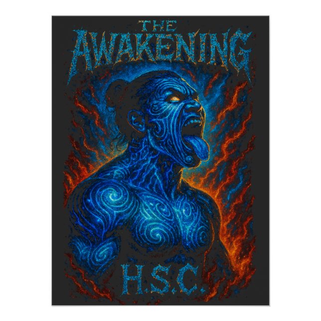 Póster "The Awakening" 4th Album (Anverso)