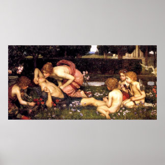 Póster The Awakening of Adonis by John William Waterhouse