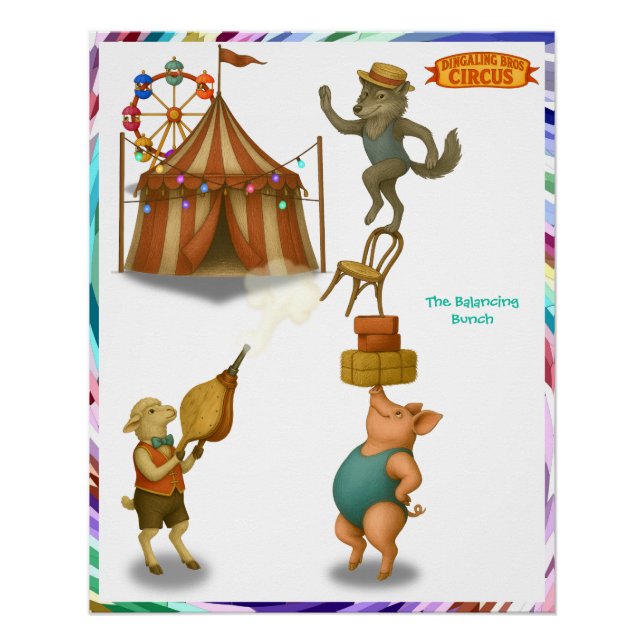 Póster The Balancing Bunch (Anverso)