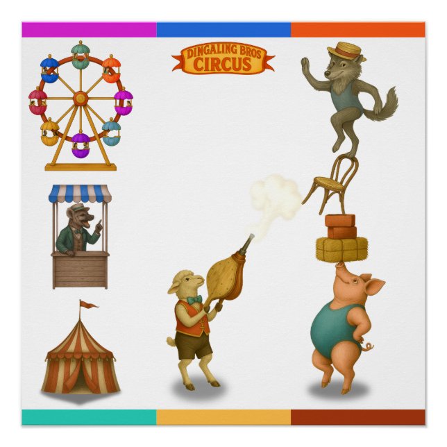 Póster The Balancing Bunch (Anverso)