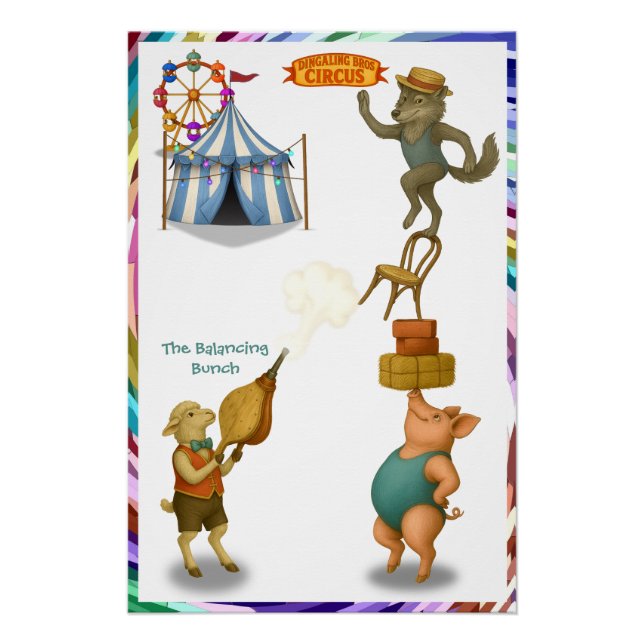 Póster The Balancing Bunch (Anverso)