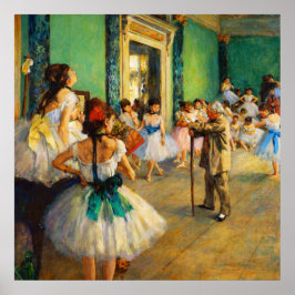 Póster The Ballet Class by Edgar Degas