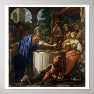 Póster The Banquet of Mark Anthony (83-30 BC) and Cleopat