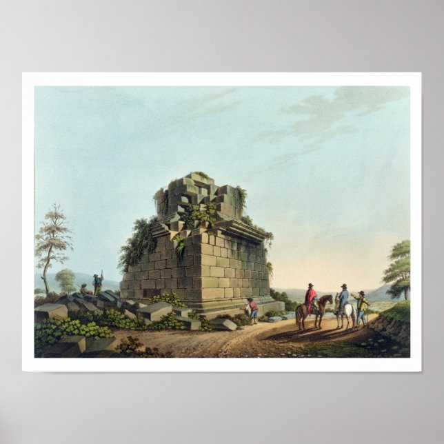Póster The Base of a Colossal Column near Syracuse, plate (Frente)