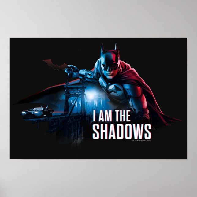 Póster The Batman Character Graphic - I Am The Shadows (Frente)