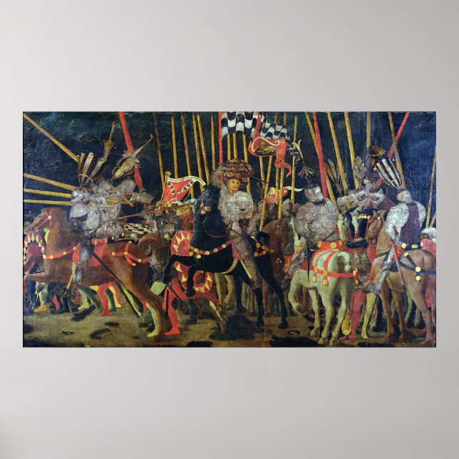 Póster The Battle of San Romano in 1432, c.1456 (Frente)