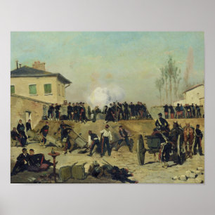 Póster The Battle of Villejuif, Siege of Paris, 1870