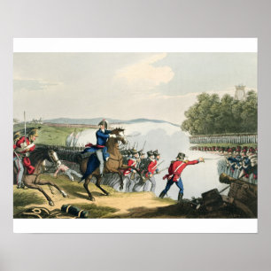Póster The Battle of Waterloo Decided by the Duke of Well