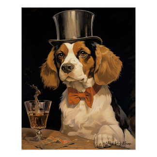 Póster The Beagle Dog 003 - Odessa Leyendecker