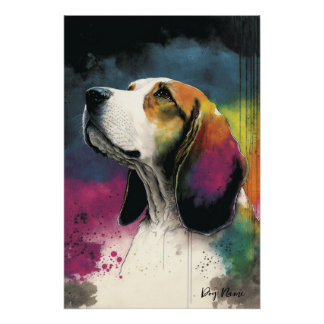 Póster The Beagle Dog - Composición 001