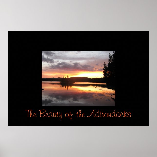 Póster The Beauty of the Adirondacks (Frente)
