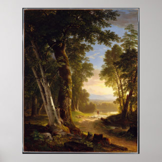 Póster The Beeches - Asher Brown Durand - 1845 -