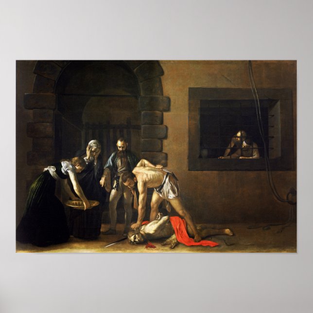 Póster The Beheading of Saint John by Caravaggio - Poster (Frente)
