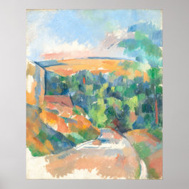 Póster The Bend in the Road - Paul Cézanne Fine Art