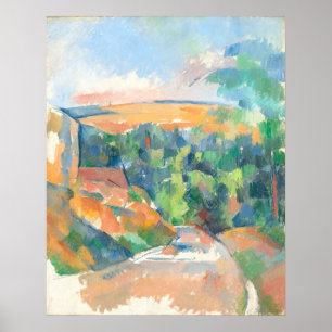 Póster The Bend in the Road - Paul Cézanne Fine Art