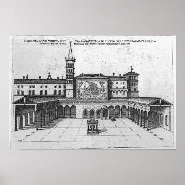 Póster The Benediction Loggia of the Old Vatican (Frente)