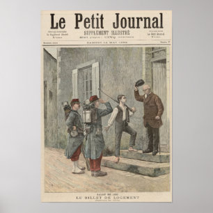 Póster The Billet after a painting by Cres