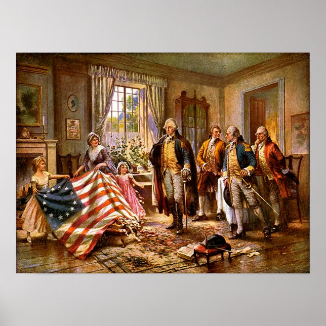 Póster "The Birth Of Old Glory" (Frente)