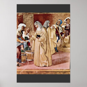 Póster The Blessing Of St. Clare By Lotto Lorenzo (Best Q