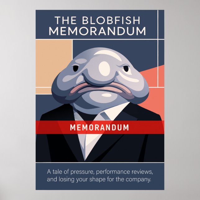 Póster The Blobfish Memorandum Art (Frente)