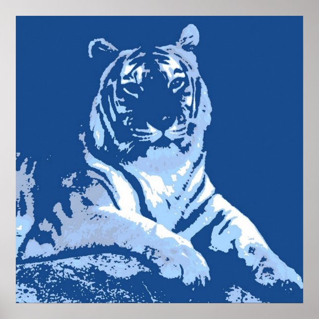 Póster The Blue Tiger (Frente)