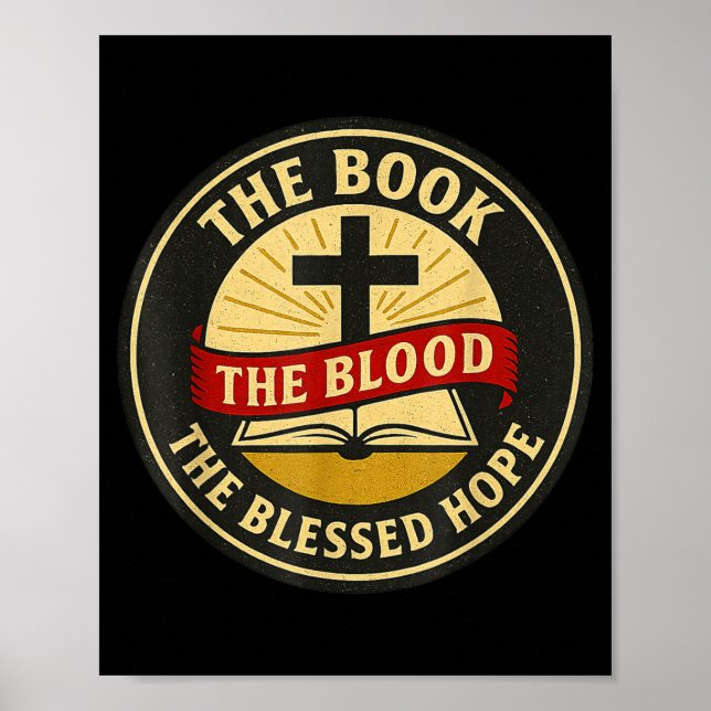Póster The Book, Blood And Blessed Hope, Kjv  (Frente)