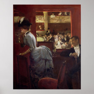 Póster The Box by the Stalls, c.1883